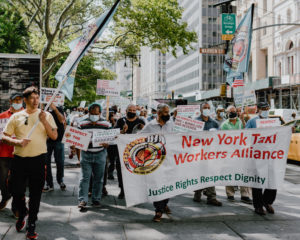 NYTWA members march in protest