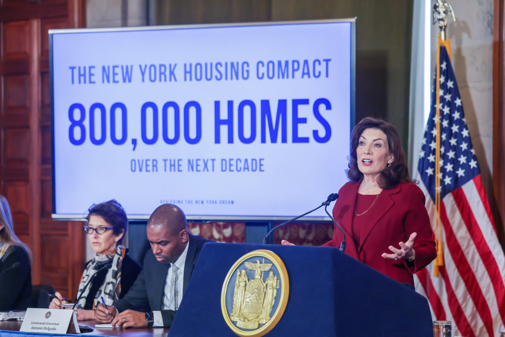 How Hochul Plans to Build Hundreds of Thousands of Homes Near Train Stations